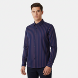 Men Long Sleeve Stripe Shirt