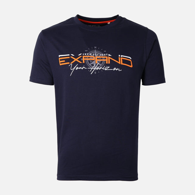 Men Graphic T-Shirt Round Neck