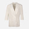 Women Striped Long Blazer