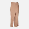 Women Draped Wrap Straight Leg Pant