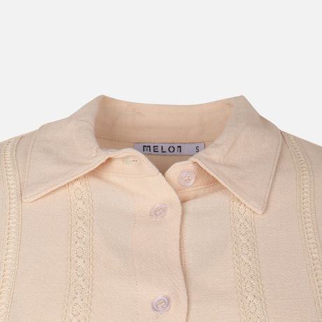 Women Linen Blend Shirt