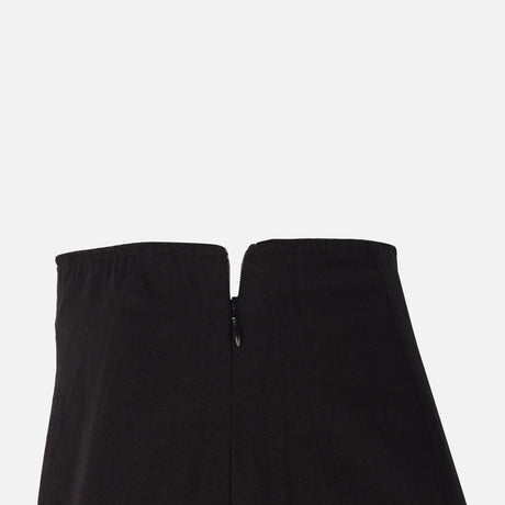 Women Linen Blend Maxi Skirt