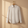 Women Linen Blend Striped Shirt