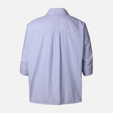 Women Striped Oversize Shirt