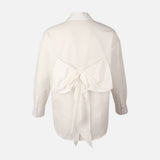 Women Poplin Oversize Butterfly Shirt
