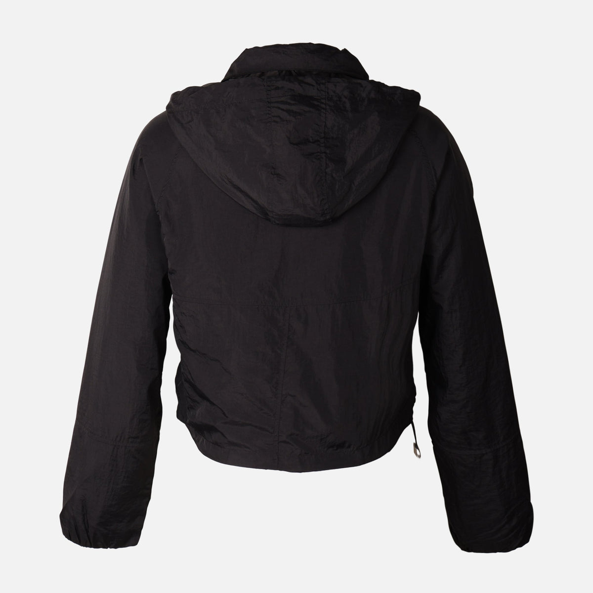 Women Woven Hooded Light Jacket