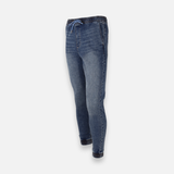 Men Knitted Denim Jogger Pant