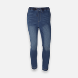 Men Knitted Denim Jogger Pant