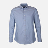 Men Plain Oxford Long Sleeve Shirt