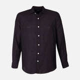 Men Woven Long Sleeve Plain Shirt