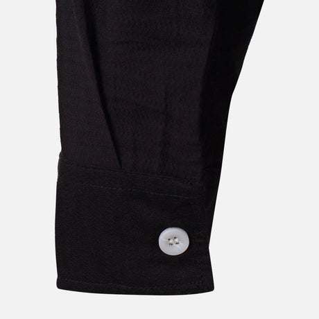 Men Woven Long Sleeve Plain Shirt