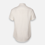 Men Plain Woven Short Sleeve Shirt