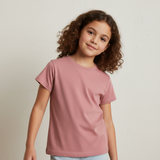 Girls Teens Basic-T-Shirt
