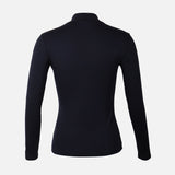 Women Basic Viscose High Neck Long Sleeves