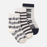Boys Quarter Socks 3 Pairs