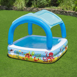Inflatable Kids Pool With Sunshade