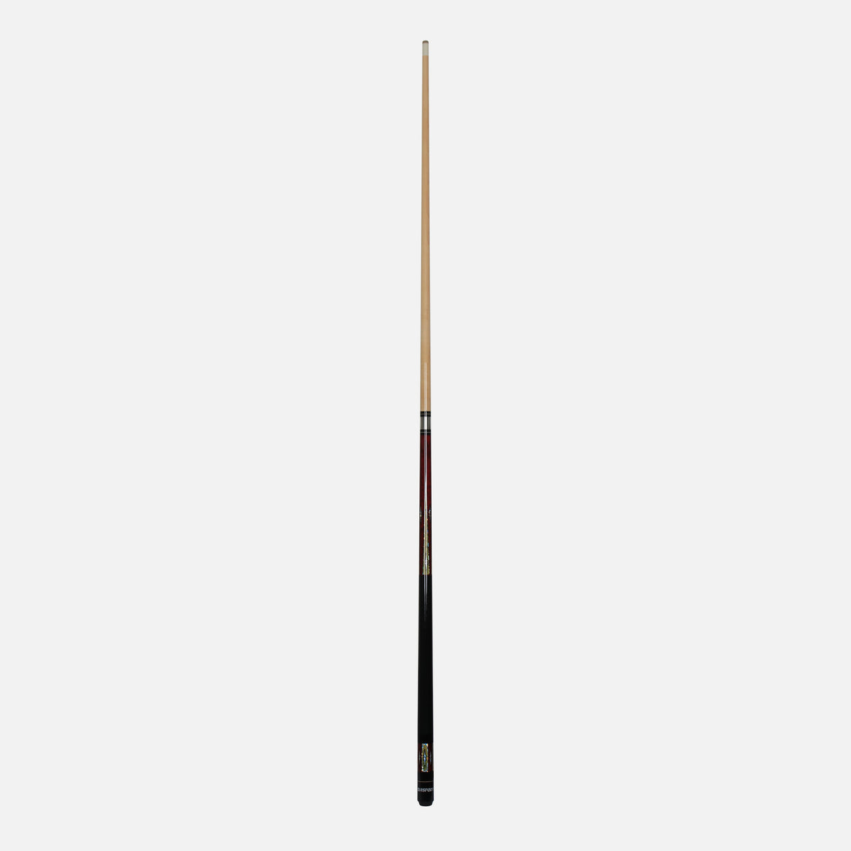BILLIARD MAPLE CUE W/BAG RED/DECAL BUTT