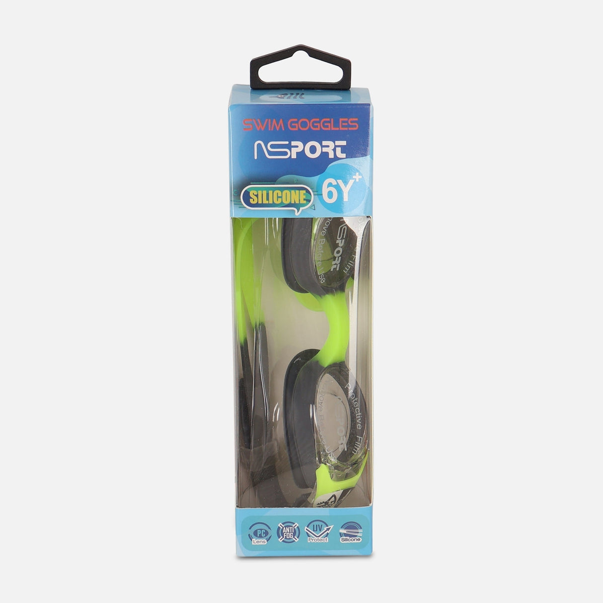 Goggles Anti Fog With Silicone Eye Cup & Strap (6Y+)