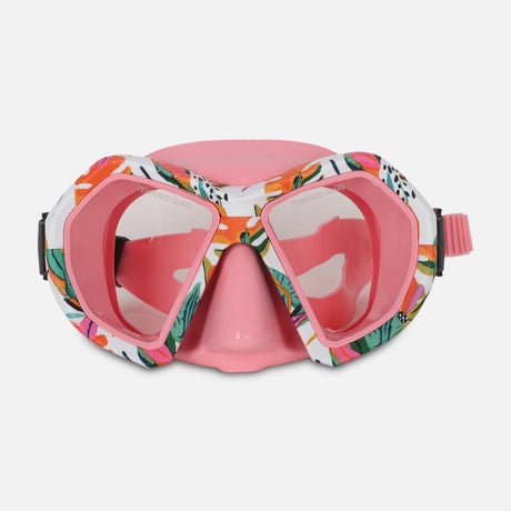 SWIM MASK TEMPERED GLASS LENS SILICONE MASK & STRAP(+12Y)