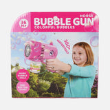 12 HOLES BUBBLE GUN UNICORN WITH LIGHT