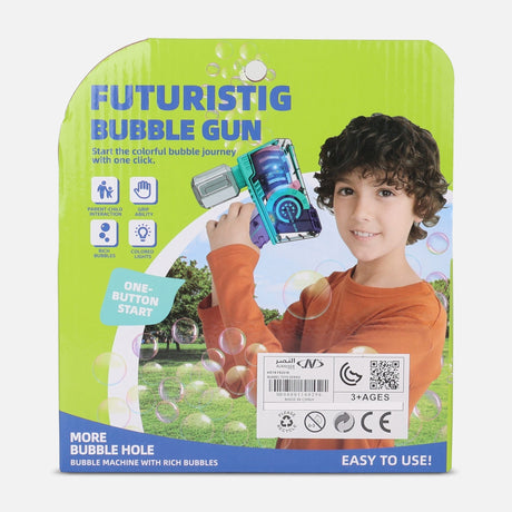 6 HOLES TRANSPARENT BUBBLE GUN TOY