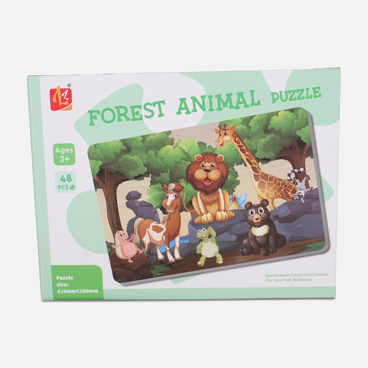FOREST ANIMALS PUZZLE 48 PIECES