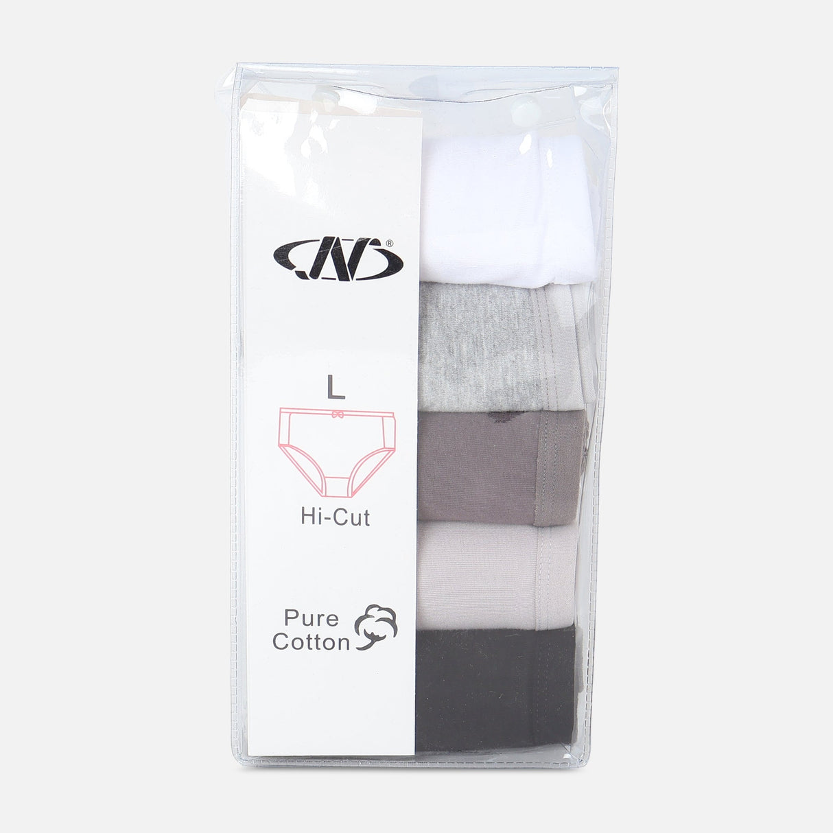Women High-Waisted Panties  5 Pieces