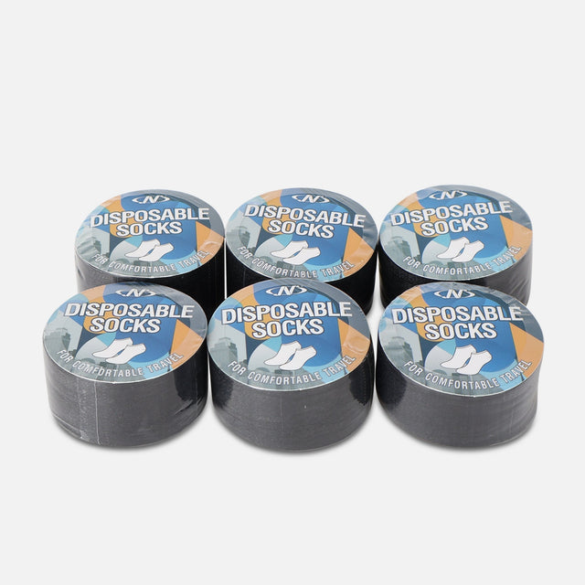 DISPOSABLE ANKLE SOCKS 6 PAIRS