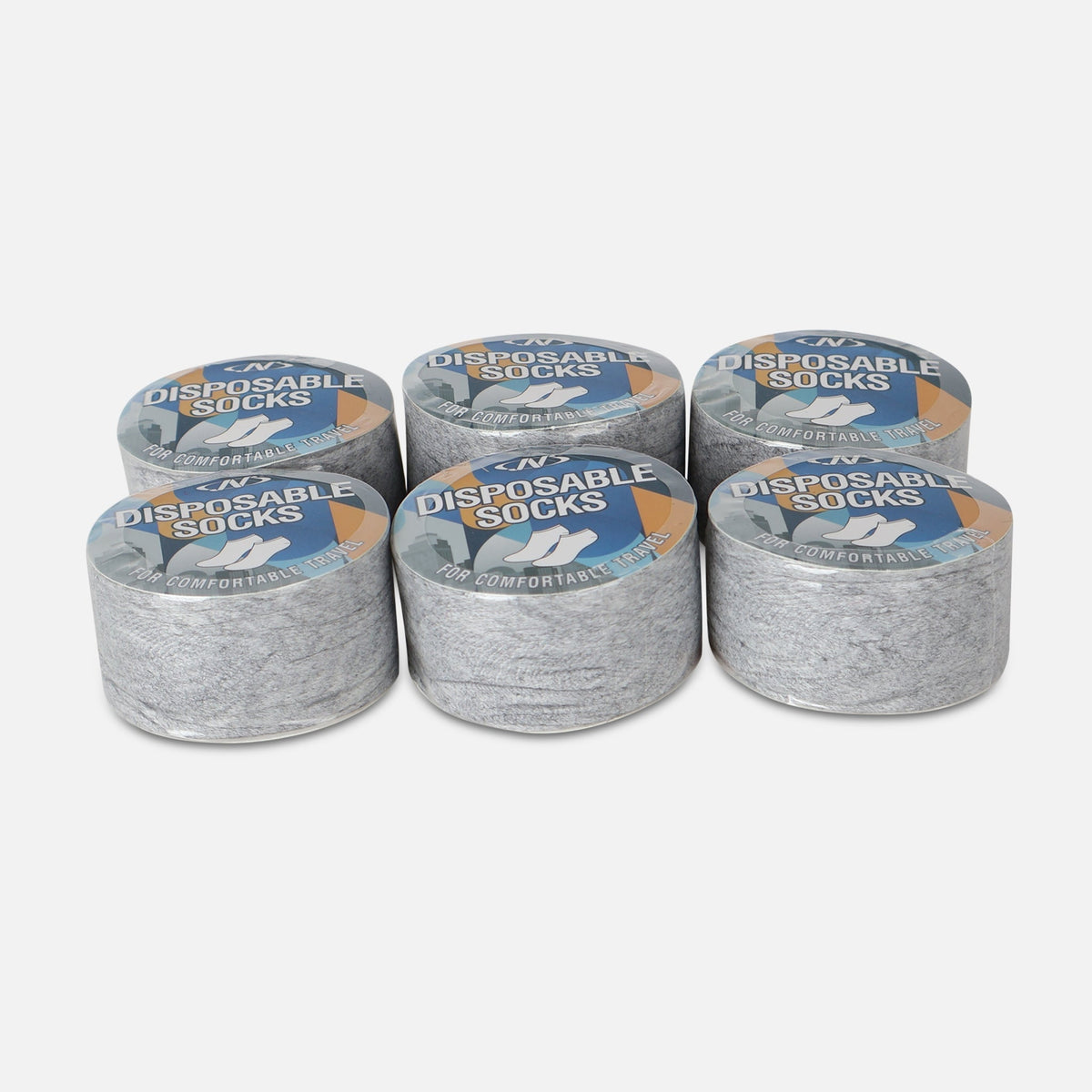 DISPOSABLE ANKLE SOCKS 6 PAIRS