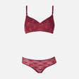Jacquard Padded Bra & Panty Set