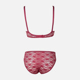 Jacquard Padded Bra & Panty Set