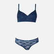 Jacquard Padded Bra & Panty Set
