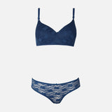 Jacquard Padded Bra & Panty Set