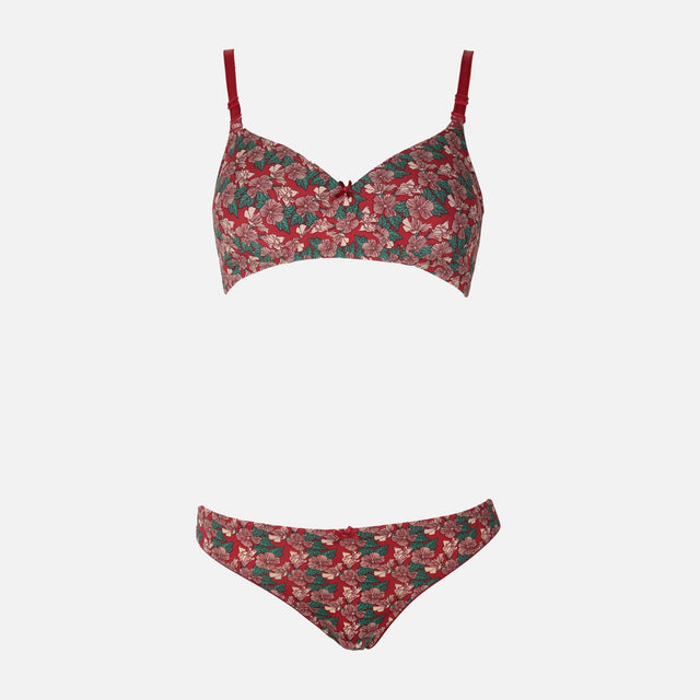 Women Padded Bra & Panty Set