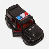 Friction Spray G63 Police Car Toy With Lights Music & Opening Doors
