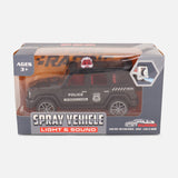 Friction Spray G63 Police Car Toy With Lights Music & Opening Doors
