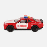 Friction Police Car Toy With Lights Music & Opening Doors