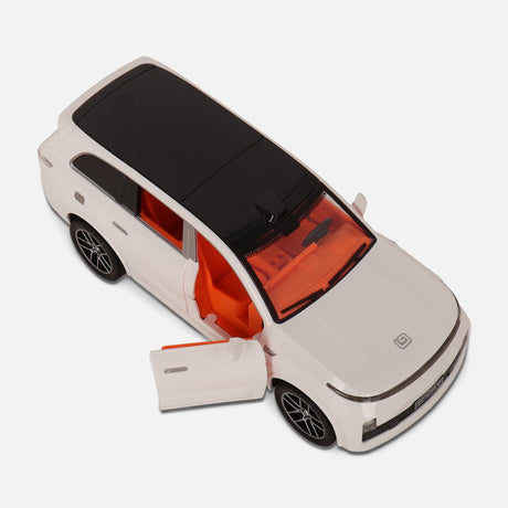 Friction Spray New Energy Car Toy With Lights Music & Opening Doors