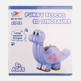 Kids Dinosaur Building Set-Diy Long Neck Puzzle Toy