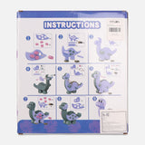 Kids Dinosaur Building Set-Diy Long Neck Puzzle Toy