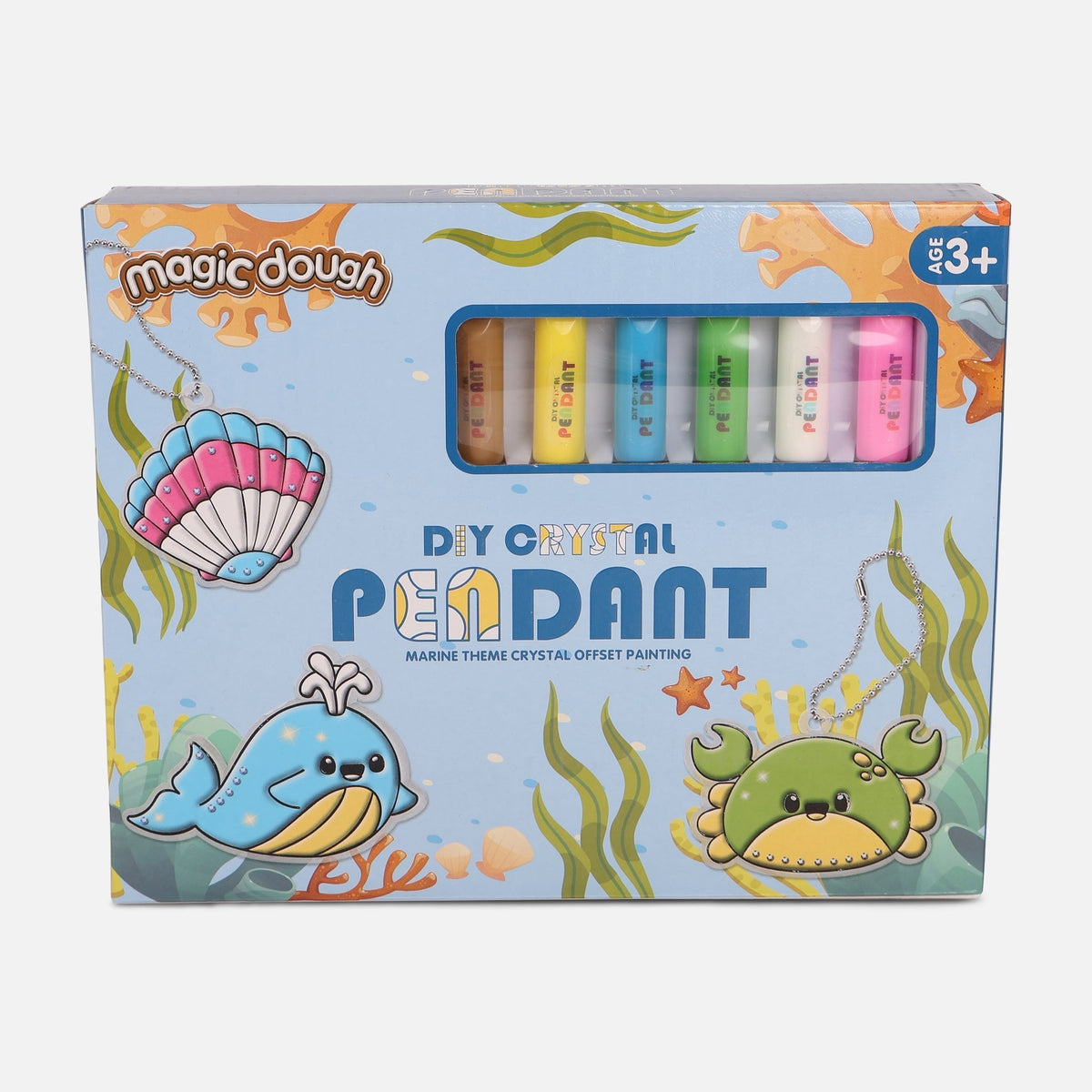 Kids Diy Gel Painting Set-Marine Design Art Activity