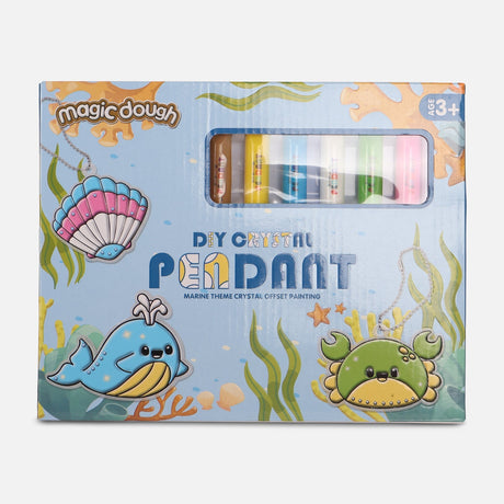Kids Diy Gel Painting Set-Marine Design Art Activity