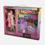 Doll Toy Set For Girls With Accessories