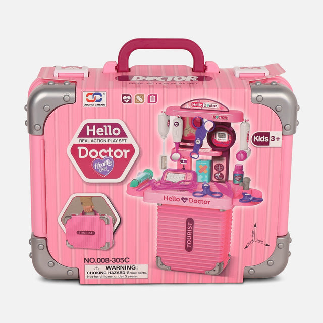 Kids Doctor Case Play Set With Medical Tools