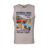 MEN GRAPHIC VEST ROUND NECK MX23029V
