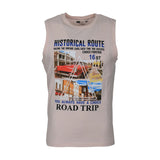 MEN GRAPHIC VEST ROUND NECK MX23029V